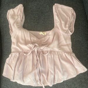 L.A Hearts flowy purple/gray top